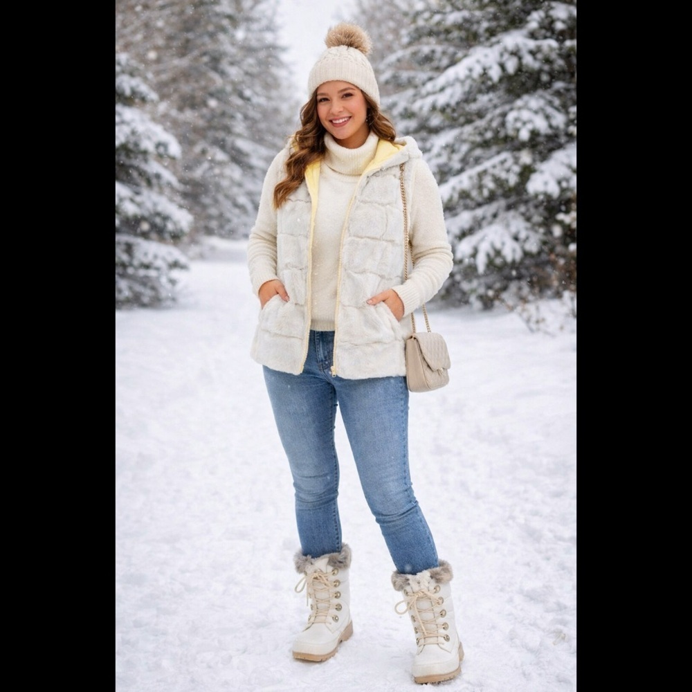 MAURICES Winter Puffer Reversible Vest - Picture 1 of 6